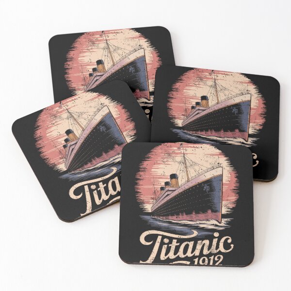 Item preview, Titanic Ship and Iceberg - Funny Vintage Memorabilia Design designed and sold by Flying Jake.