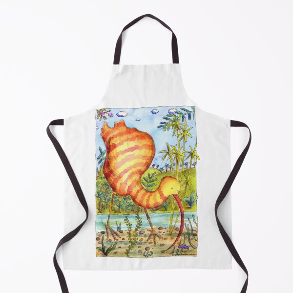 Item preview, Orange striped ibis designed and sold by BonnieCreative.