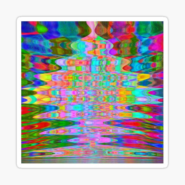 Abstract Reflections Sticker