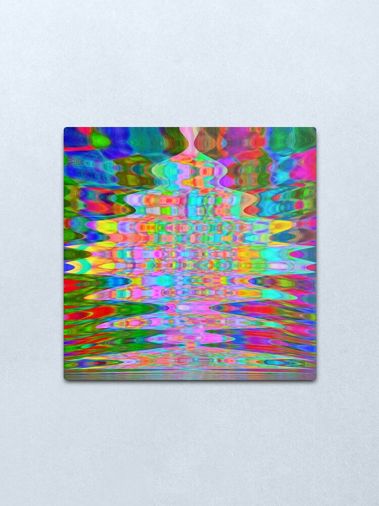 Alternate view of Abstract Reflections Metal Print