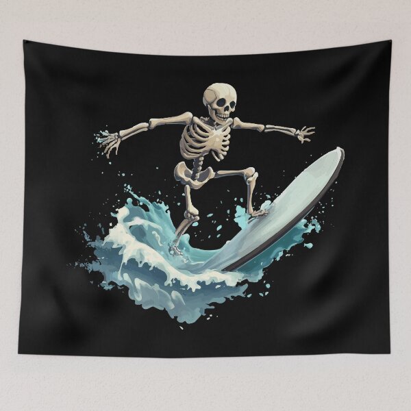 Item preview, Surfing Skeleton designed and sold by VelvetRoom.