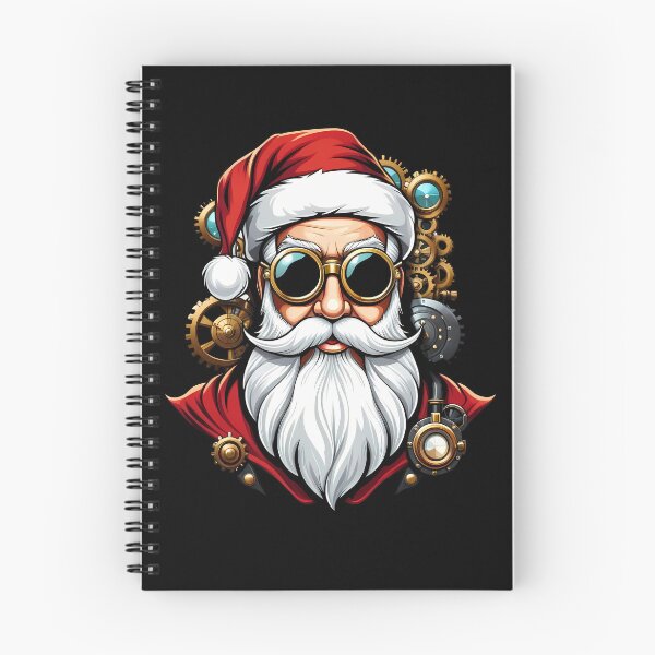 Item preview, Steampunk Santa Claus Face Steam Punk Christmas Xmas designed and sold by ZNOVANNA.