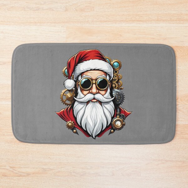 Item preview, Steampunk Santa Claus Face Steam Punk Christmas Xmas designed and sold by ZNOVANNA.