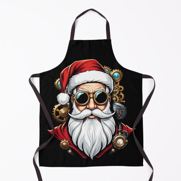 Item preview, Steampunk Santa Claus Face Steam Punk Christmas Xmas designed and sold by ZNOVANNA.