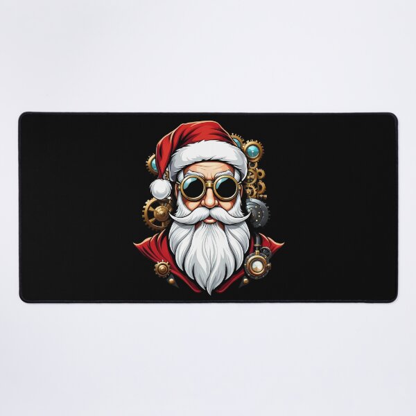Item preview, Steampunk Santa Claus Face Steam Punk Christmas Xmas designed and sold by ZNOVANNA.