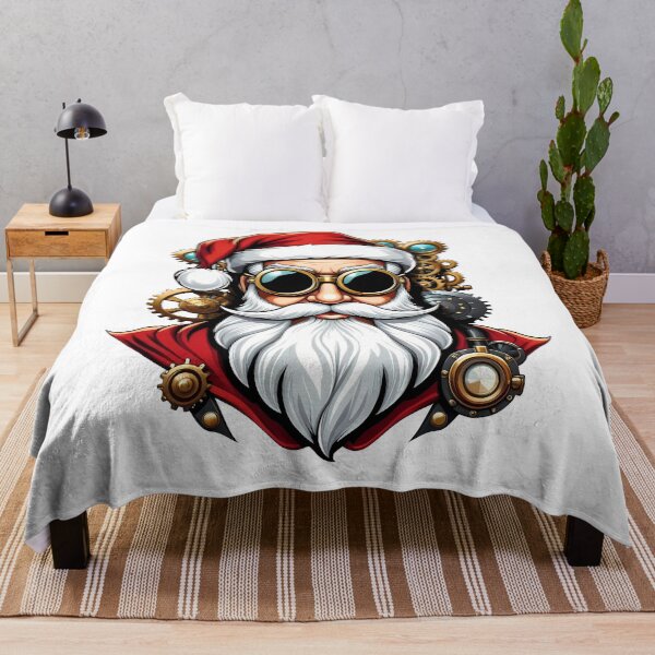 Item preview, Steampunk Santa Claus Face Steam Punk Christmas Xmas designed and sold by ZNOVANNA.