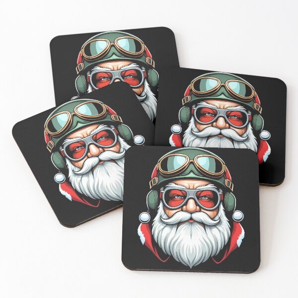 Item preview, Santa Racer Pilot Funny Retro Racing Christmas Xmas designed and sold by ZNOVANNA.