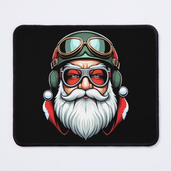 Item preview, Santa Racer Pilot Funny Retro Racing Christmas Xmas designed and sold by ZNOVANNA.