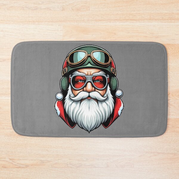 Item preview, Santa Racer Pilot Funny Retro Racing Christmas Xmas designed and sold by ZNOVANNA.