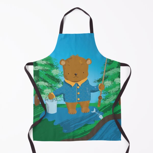 Item preview, Fishing Brown Bear designed and sold by iCraftCafe.