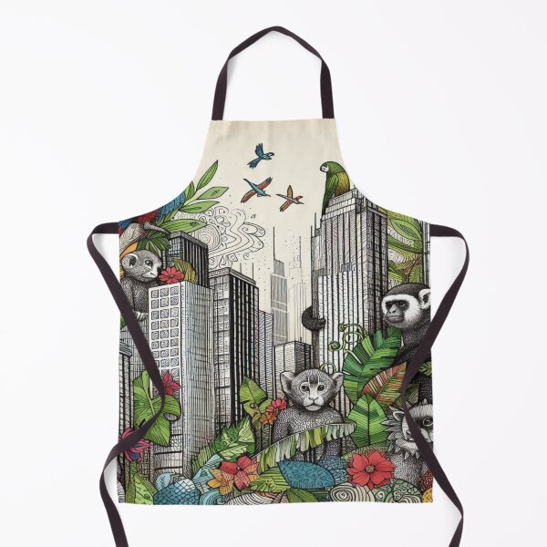 Item preview, Geometric Urban Doodle Jungle designed and sold by Imaginarium of Chaos falcon88 .