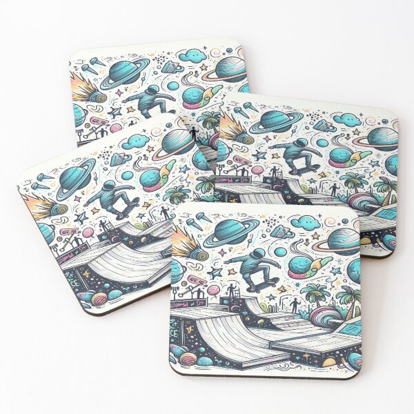 Item preview, Cosmic Doodle Skatepark designed and sold by Imaginarium of Chaos falcon88 .