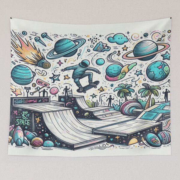 Artikelvorschau, Cosmic Doodle Skatepark entworfen und verkauft von Imaginarium of Chaos falcon88 .