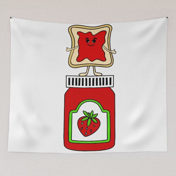Item preview, Strawberry, Jam Lover Jam Jar designed and sold by Sartoris Art.