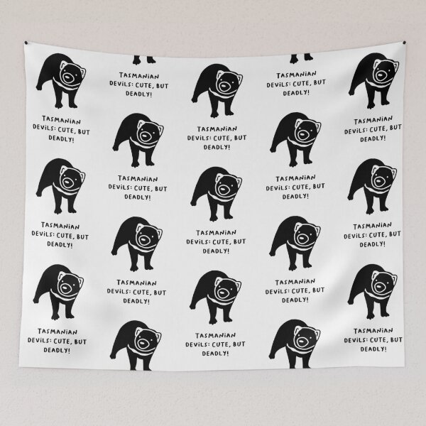 Item preview, "Tasmanian Devils: Cute, But Deadly!" designed and sold by RM-Journey.