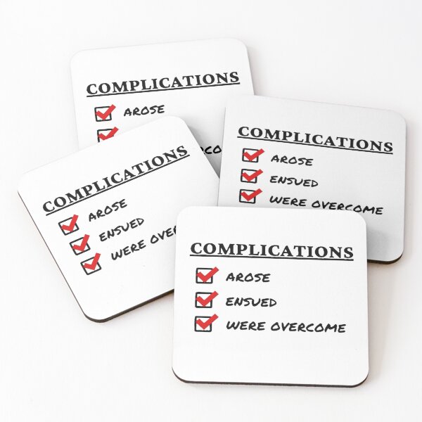 Item preview, Complications Arose Ensued Were Overcome checklist  designed and sold by SeptemberMorn.