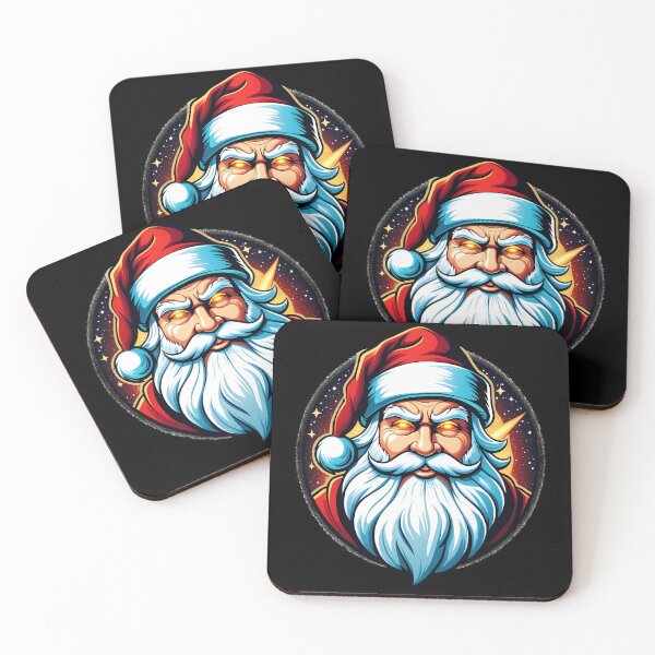 Item preview, Evil Santa Claus Funny Angry Face Christmas Xmas designed and sold by ZNOVANNA.