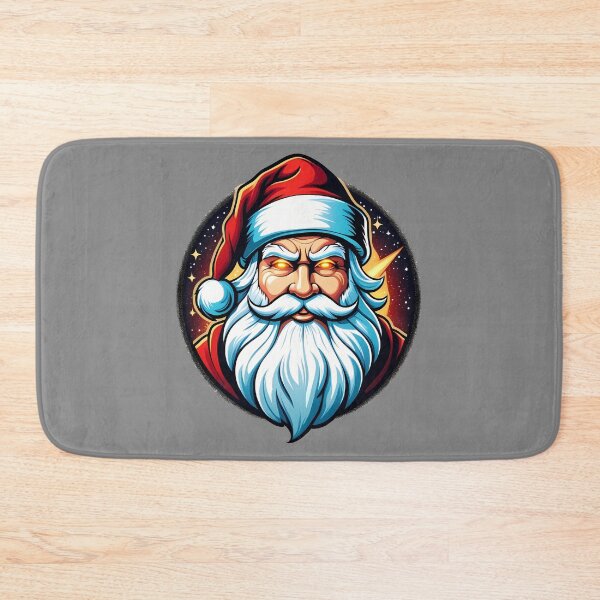 Item preview, Evil Santa Claus Funny Angry Face Christmas Xmas designed and sold by ZNOVANNA.