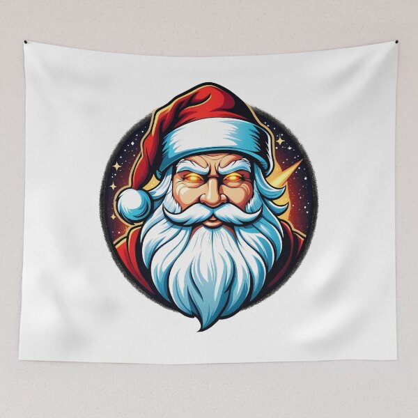 Item preview, Evil Santa Claus Funny Angry Face Christmas Xmas designed and sold by ZNOVANNA.