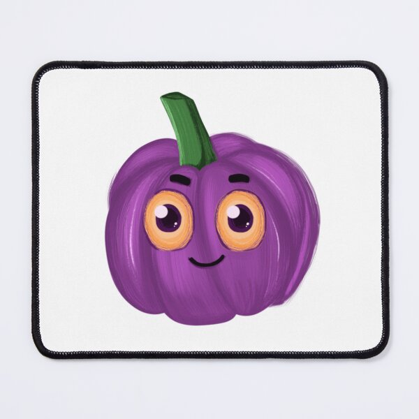 Item preview, The Halloween pumpkin. Purple magic pumpkin with cute yeas and smiling. designed and sold by KateArt26.