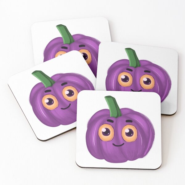 Item preview, The Halloween  pumpkin. Purple magic pumpkin with cute yeas and smiling.  designed and sold by KateArt26.