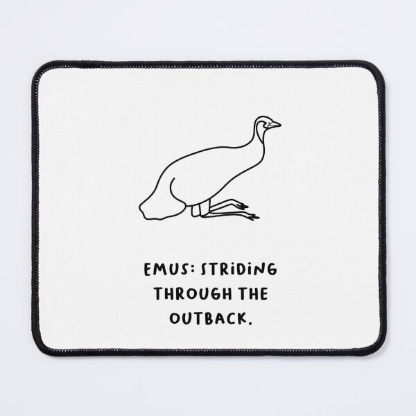Item preview, "Emus: Striding Through the Outback." designed and sold by RM-Journey.