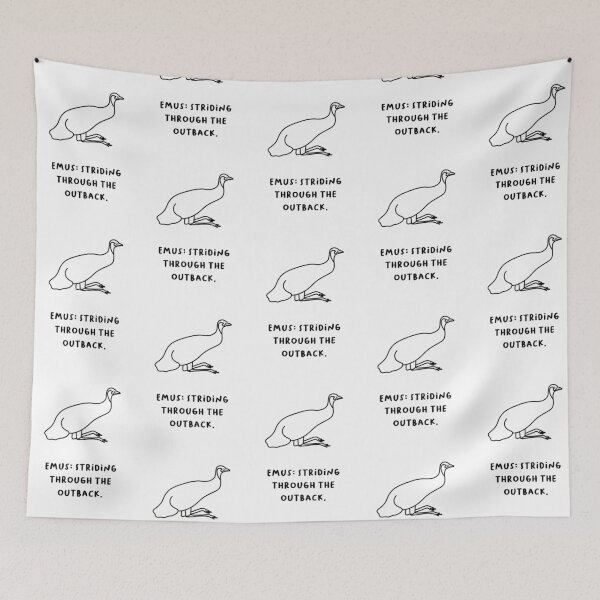 Item preview, "Emus: Striding Through the Outback." designed and sold by RM-Journey.