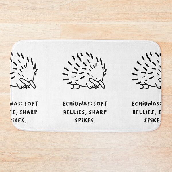 Item preview, "Echidnas: Soft Bellies, Sharp Spikes." designed and sold by RM-Journey.