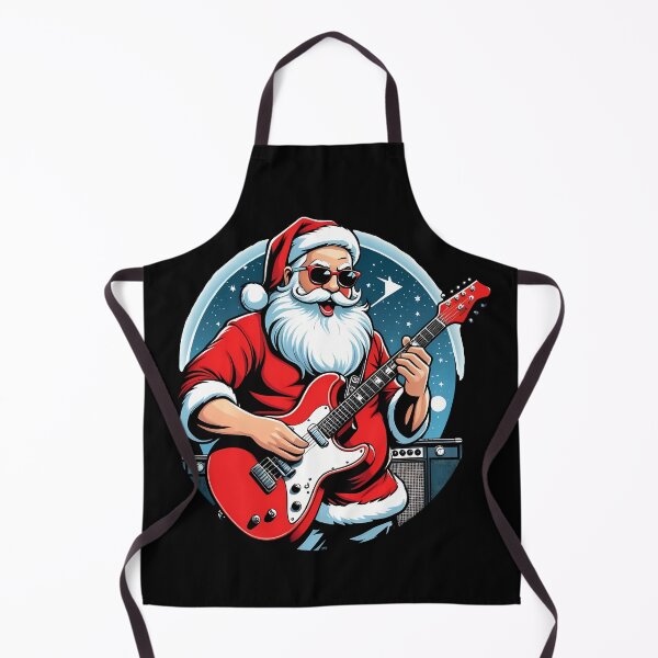 Item preview, Santa Claus Rocker Guitar Player Rock & Roll Christmas designed and sold by ZNOVANNA.