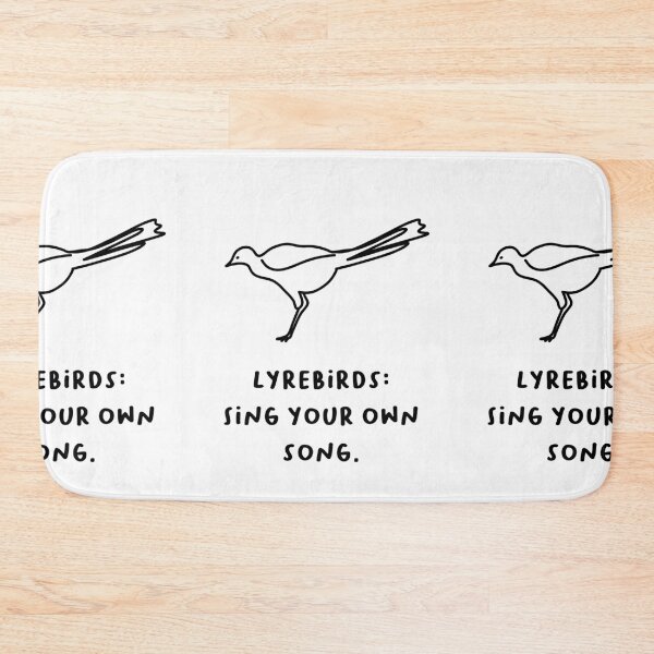 Item preview, "Lyrebirds: Sing Your Own Song." designed and sold by RM-Journey.