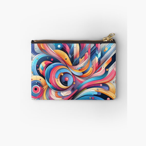 Item preview, A vibrant abstract artwork with swirling lines, geometric shapes, and a kaleidoscope of colors designed and sold by homydesign.