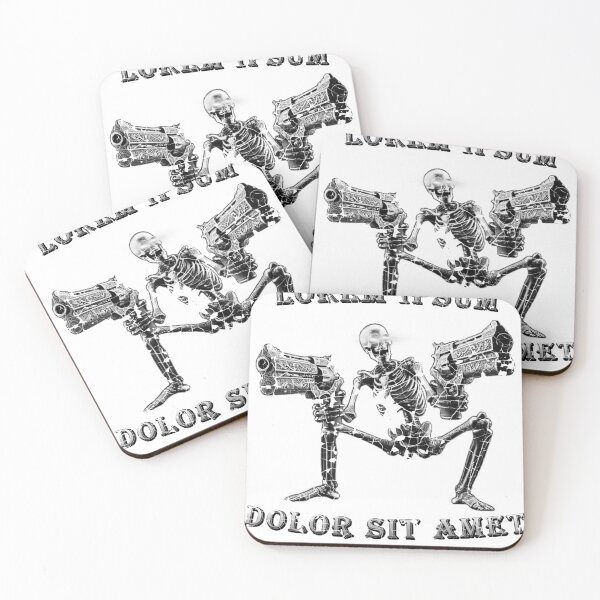 Item preview, LOREM IPSUM skeleton - cracked print designed and sold by ElNotabot.