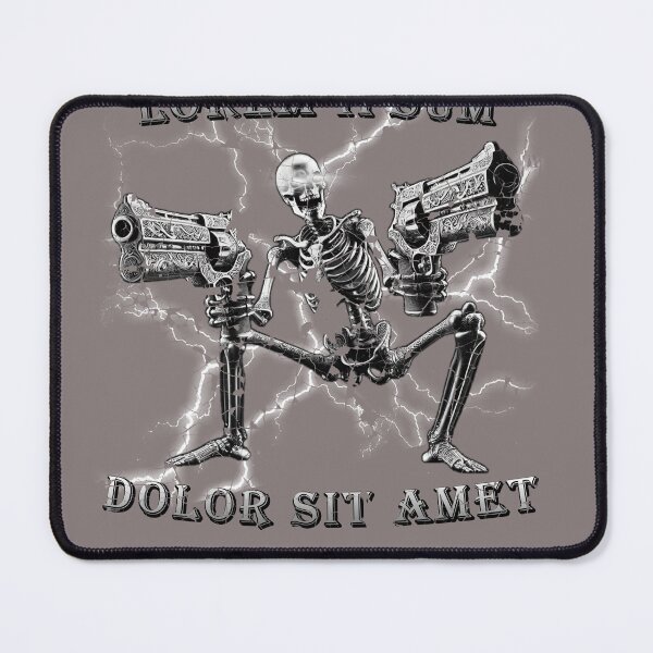 Item preview, LOREM IPSUM skeleton - cracked print designed and sold by ElNotabot.