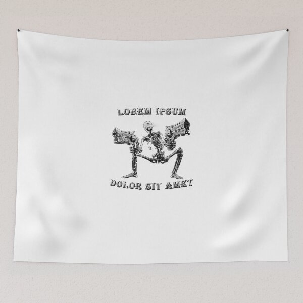 Item preview, LOREM IPSUM skeleton - cracked print designed and sold by ElNotabot.