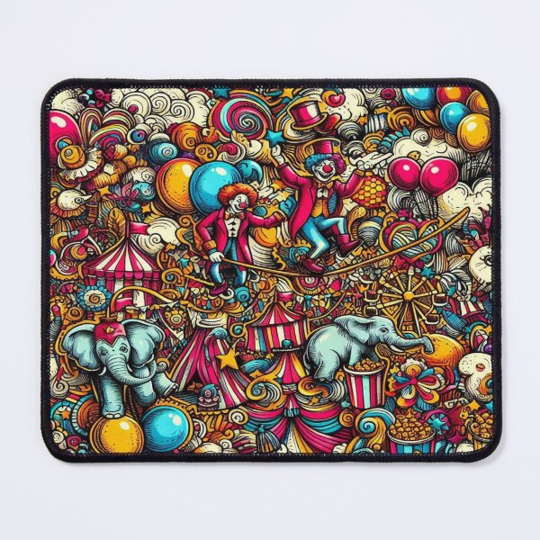 Item preview, Circus Dreams Doodle Mashup designed and sold by Imaginarium of Chaos falcon88 .