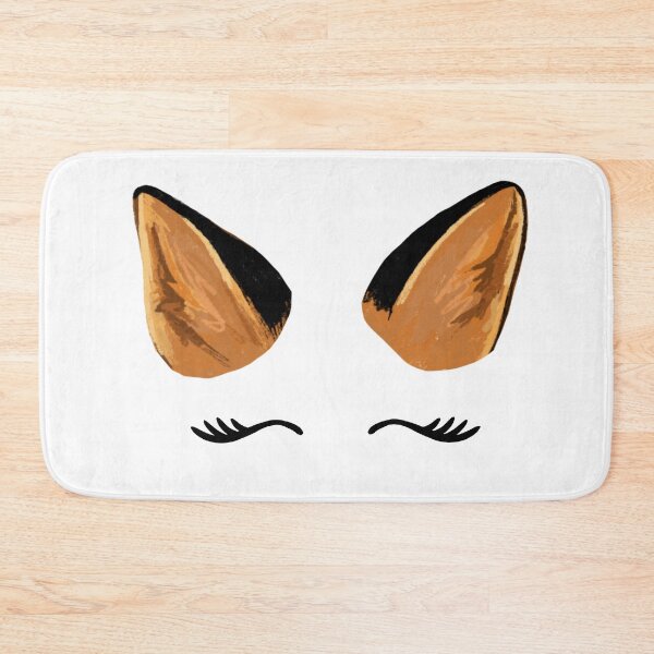 Item preview, Fox ear and eyelashes mask designed and sold by nevascka.