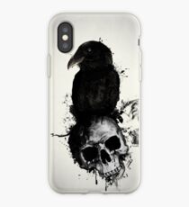 Rabe und Schädel iPhone-Hülle & Cover