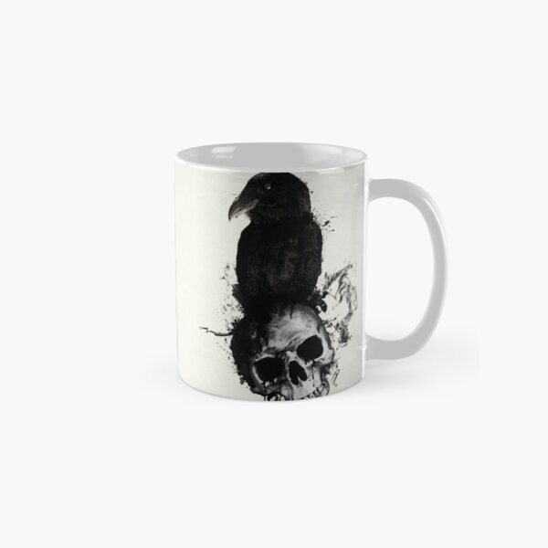 Raven and Skull Classic Mug