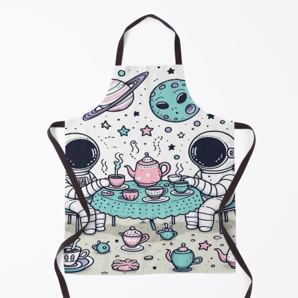 Item preview, Astronaut Tea Party Doodles designed and sold by Imaginarium of Chaos falcon88 .