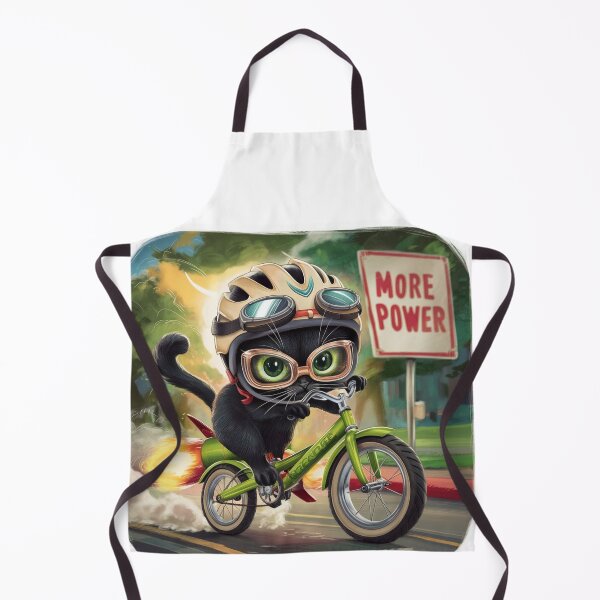 Item preview, Cat biker - more power designed and sold by lavka-xd.