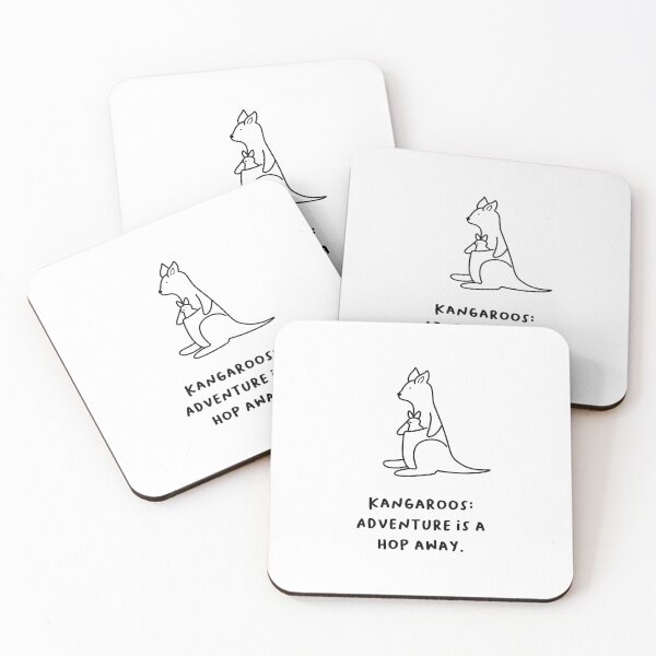 Item preview, "Kangaroos: Adventure Is a Hop Away." designed and sold by RM-Journey.