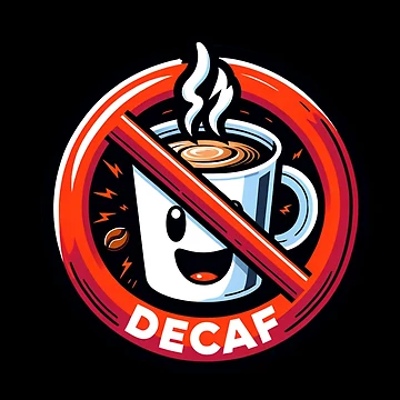 Artwork thumbnail, Decaf? No Thanks! by JavaJokeTees