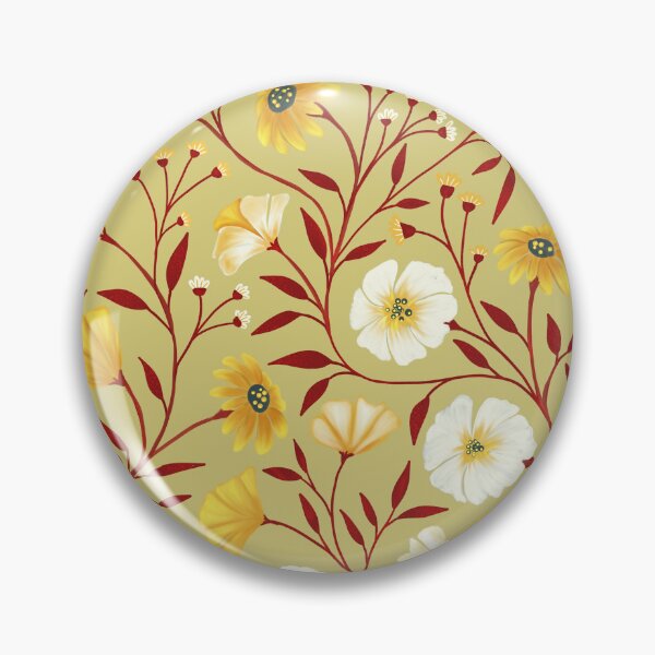 Item preview, White and yellow flower designed and sold by Mgcn.