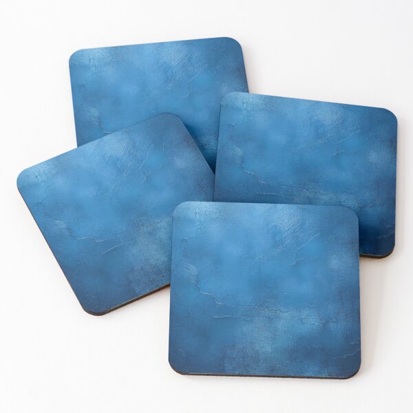 Item preview, Vibrant blue textured background with dynamic brush strokes designed and sold by homydesign.