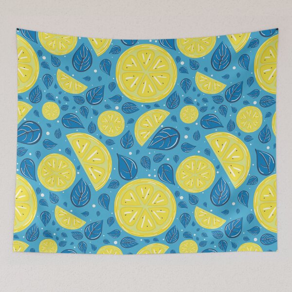 Item preview, Patrón de cítricos: limones designed and sold by Nathifa Simon.