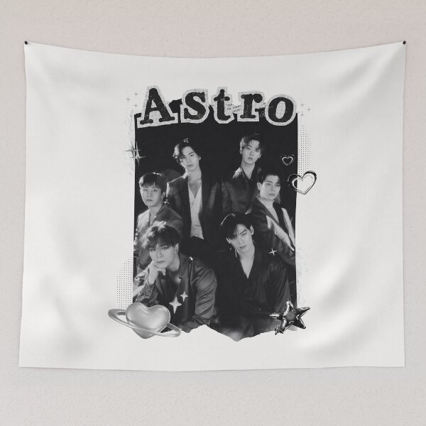 Item preview, ASTRO Collage: Classic Black and White Elegance designed and sold by AJUNICE STUDIO.
