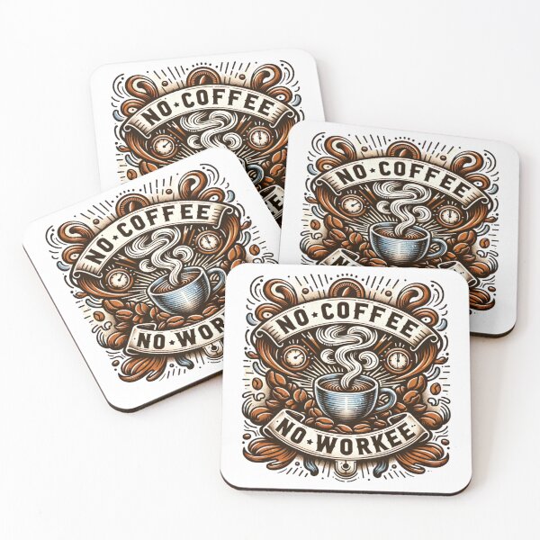 Item preview, No Coffee, No Workee  designed and sold by JavaJokeTees.