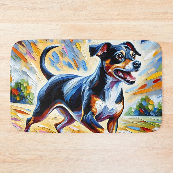 Item preview, Brazilian Terrier Dog Portrait Acrylic Art Print Pet Portrait Gifts for Dog Lovers designed and sold by Puppy Puzzles Plus.