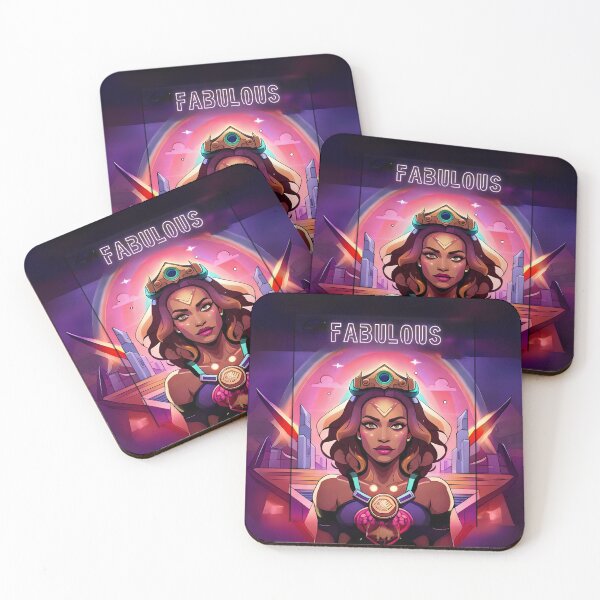 Item preview, Fabulous Pink & Purple Cyberpunk Cosmic Tribal Goddess Queen designed and sold by Melan Designs.