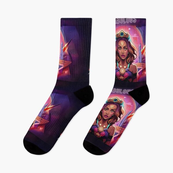 Item preview, Fabulous Pink & Purple Cyberpunk Cosmic Tribal Goddess Queen designed and sold by Melan Designs.